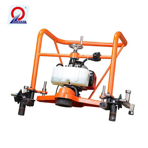 Turnout train rail grinder